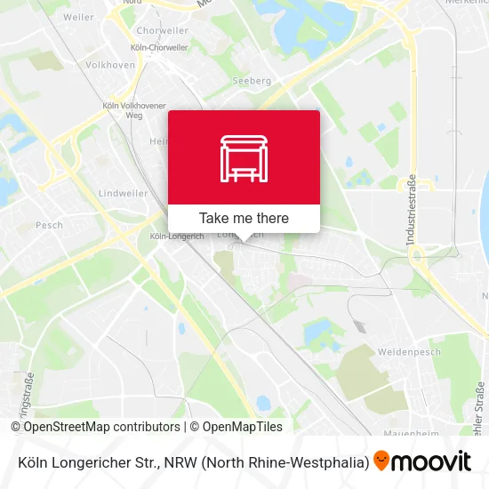 Карта Köln Longericher Str.