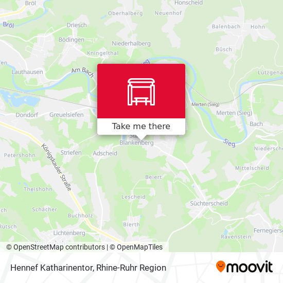 Hennef Katharinentor map