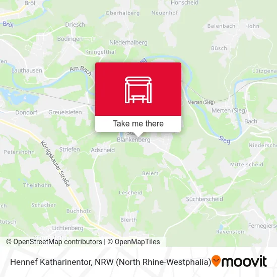 Hennef Katharinentor map