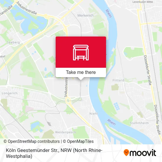 Карта Köln Geestemünder Str.