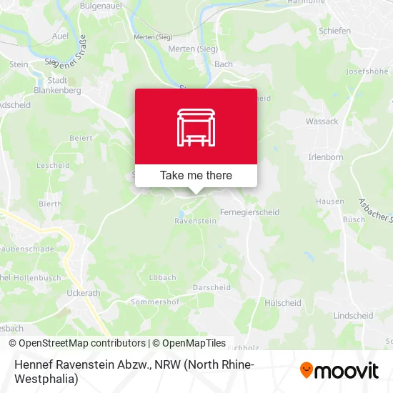 Карта Hennef Ravenstein Abzw.