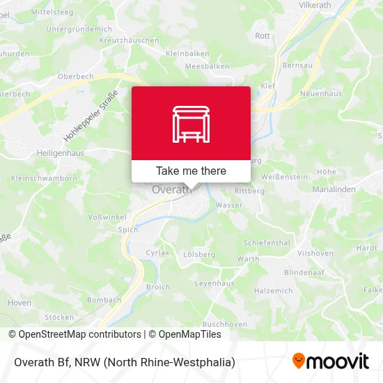 Overath Bf map