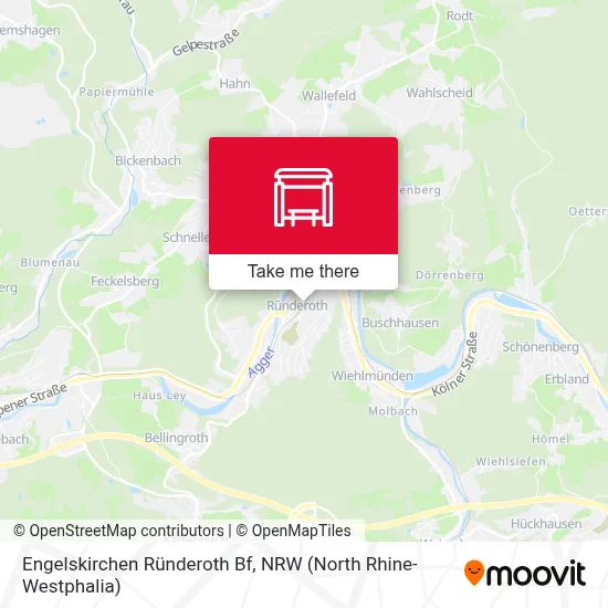 Engelskirchen Ründeroth Bf map