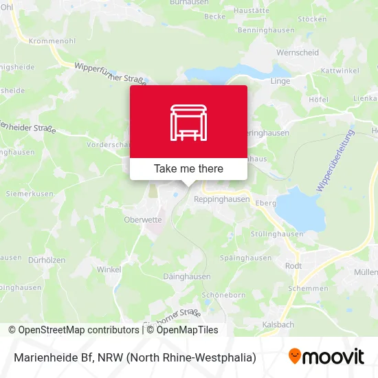 Marienheide Bf map