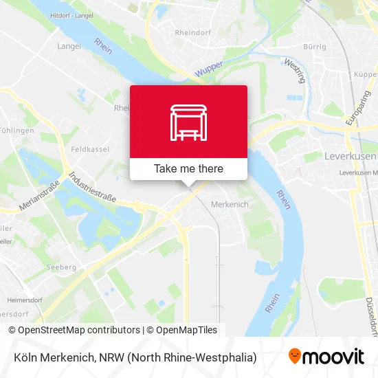 Карта Köln Merkenich