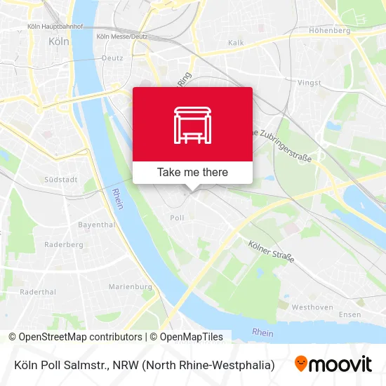 Карта Köln Poll Salmstr.