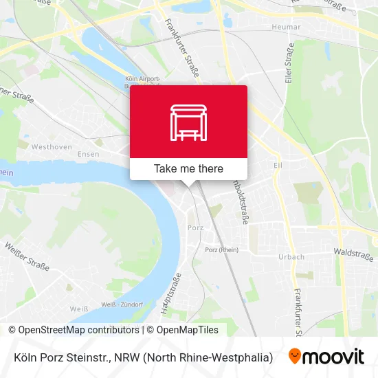Карта Köln Porz Steinstr.