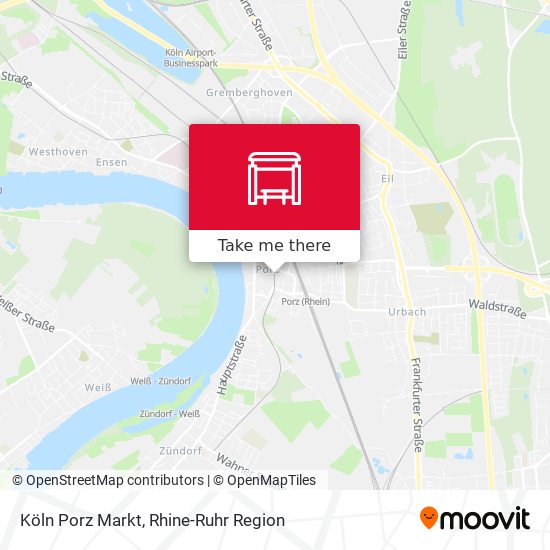 Köln Porz Markt map