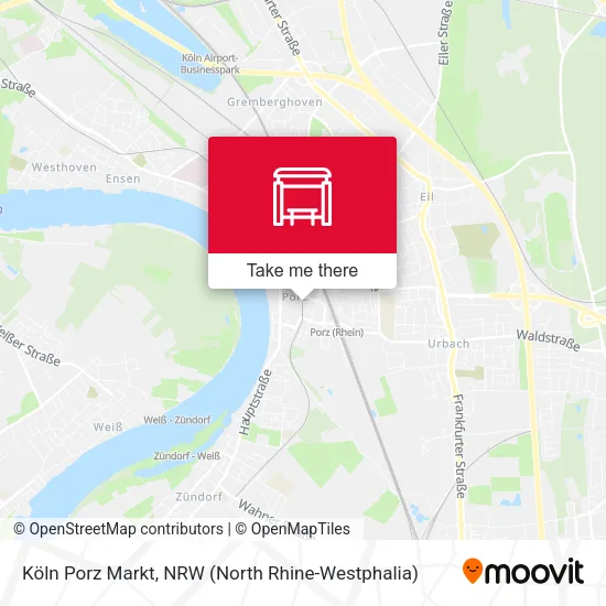 Карта Köln Porz Markt