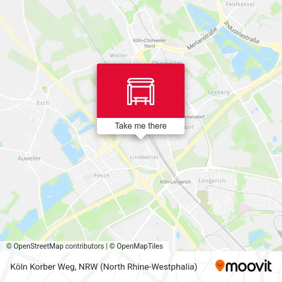 Карта Köln Korber Weg