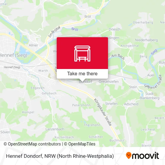 Карта Hennef Dondorf