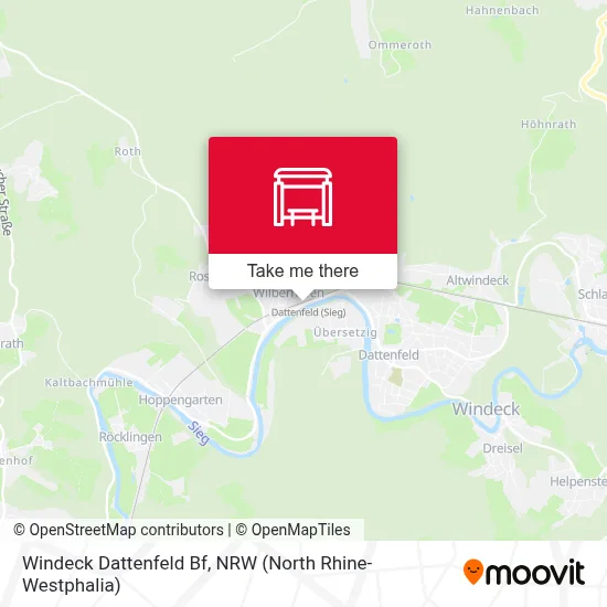 Windeck Dattenfeld Bf map
