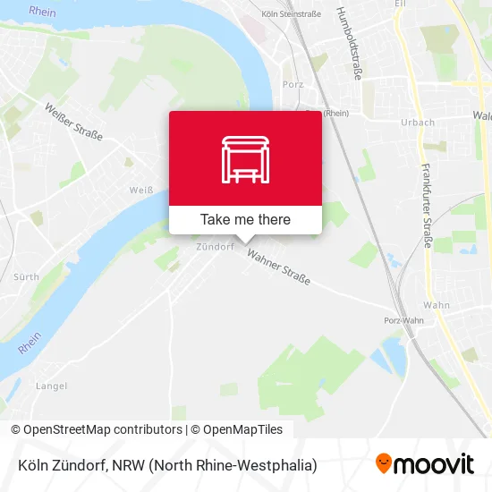 Карта Köln Zündorf