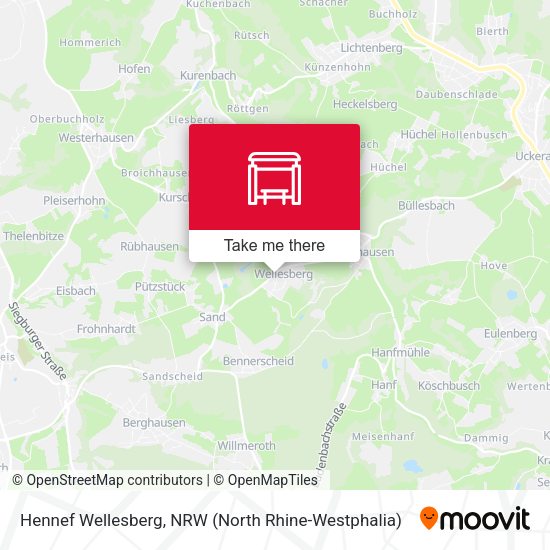 Карта Hennef Wellesberg