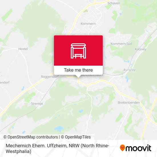 Карта Mechernich Ehem. Uffzheim