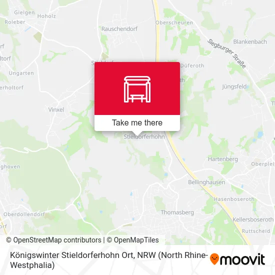 Königswinter Stieldorferhohn Ort map