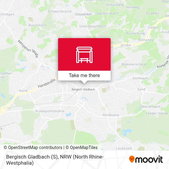 Bergisch Gladbach (S) map