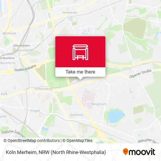 Карта Köln Merheim