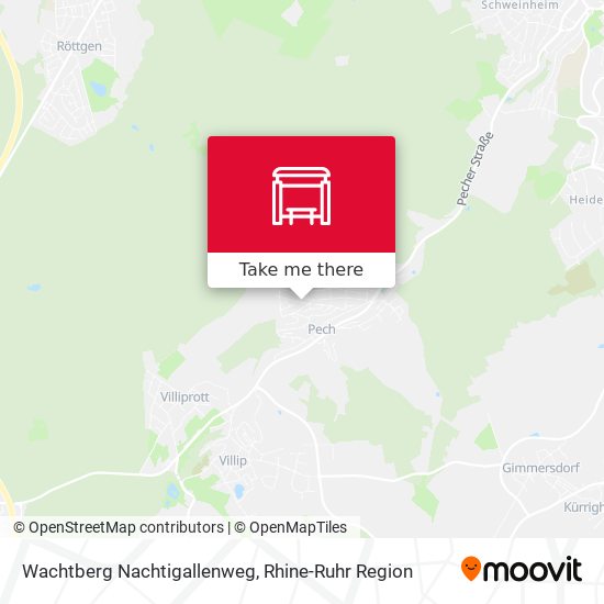 Wachtberg Nachtigallenweg map
