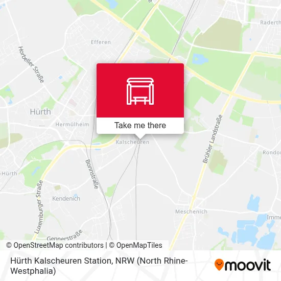 Hürth Kalscheuren Bf map