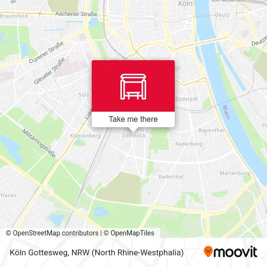 Карта Köln Gottesweg