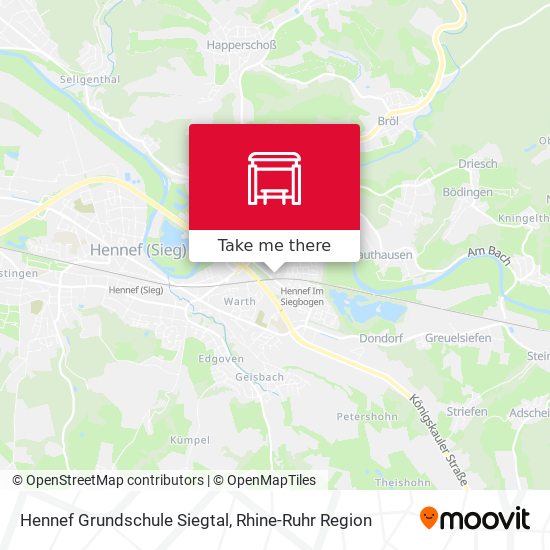 Hennef Grundschule Siegtal map