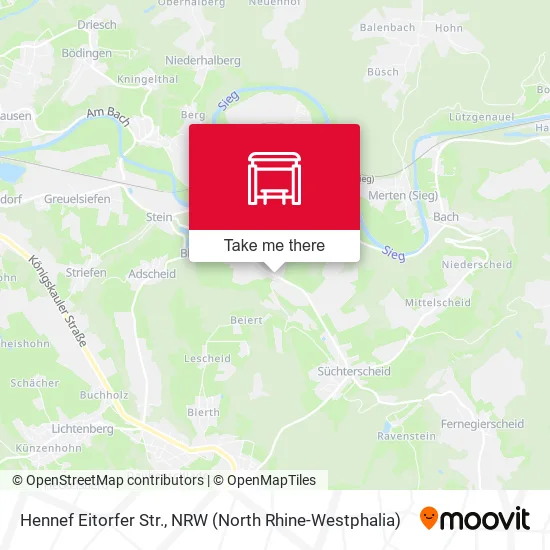 Карта Hennef Eitorfer Str.