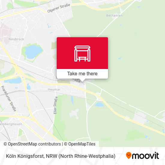 Карта Köln Königsforst