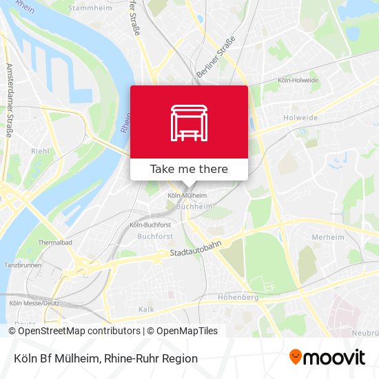 Köln Bf Mülheim map