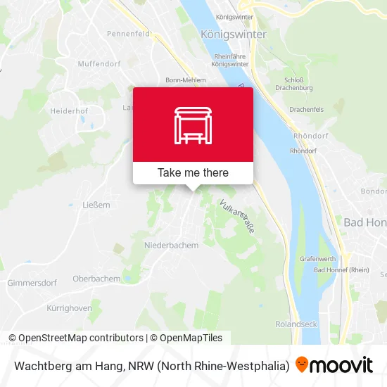 Карта Wachtberg am Hang