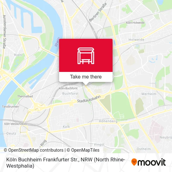 Карта Köln Buchheim Frankfurter Str.