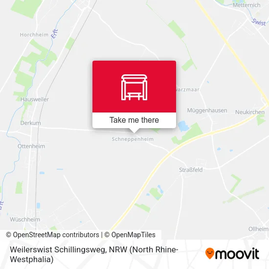 Карта Weilerswist Schillingsweg