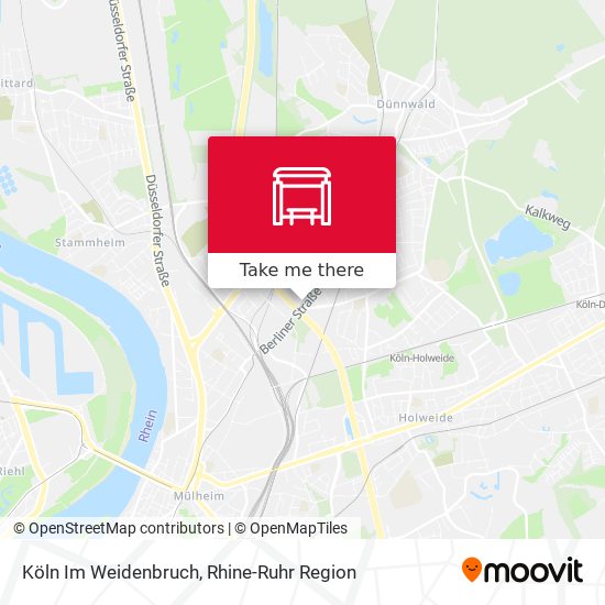 Köln Im Weidenbruch map