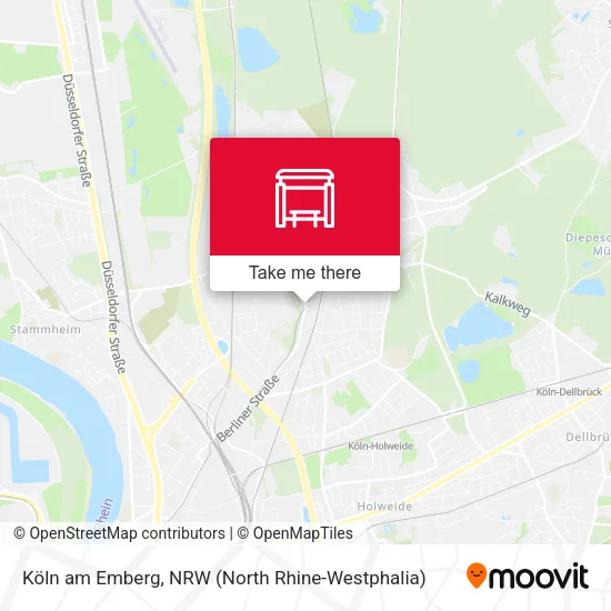 Карта Köln am Emberg