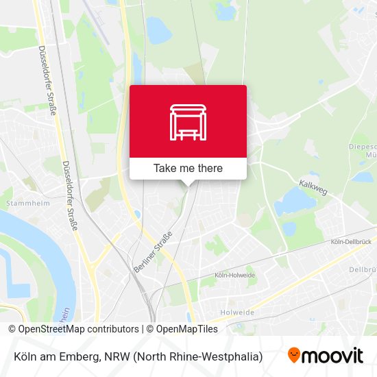 Карта Köln am Emberg