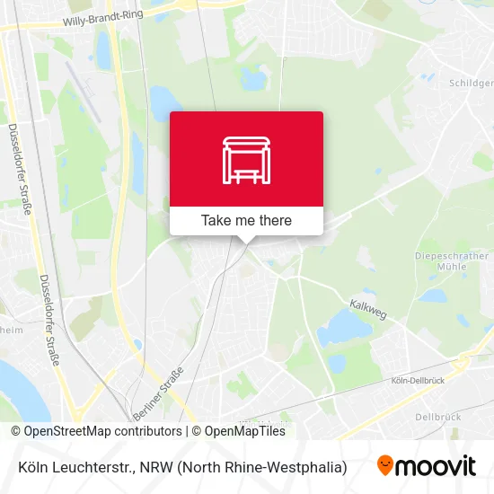 Карта Köln Leuchterstr.