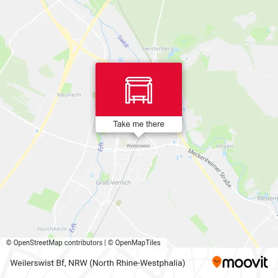 Weilerswist Bf map