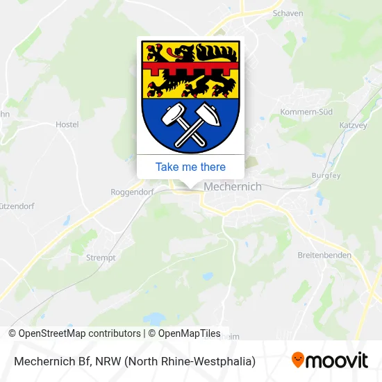 Mechernich Bf map