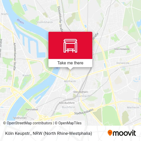 Карта Köln Keupstr.