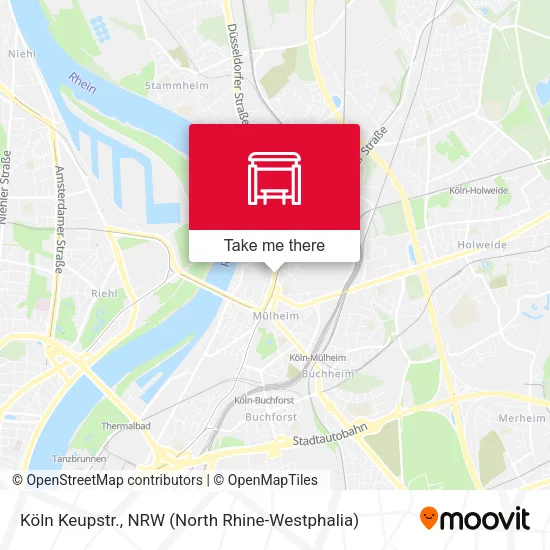 Карта Köln Keupstr.