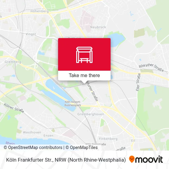 Köln Frankfurter Str. map