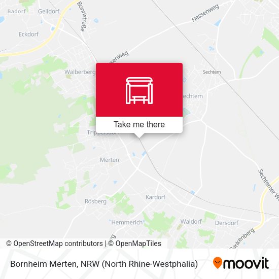 Карта Bornheim Merten