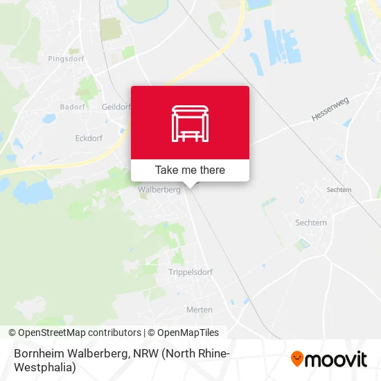 Карта Bornheim Walberberg