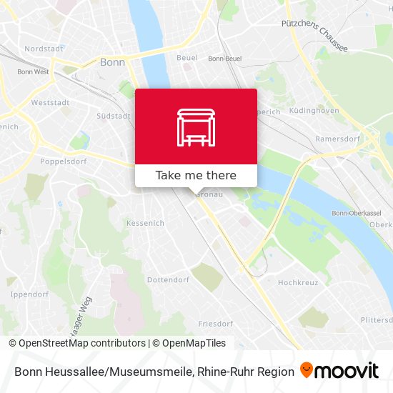 Bonn Heussallee/Museumsmeile map