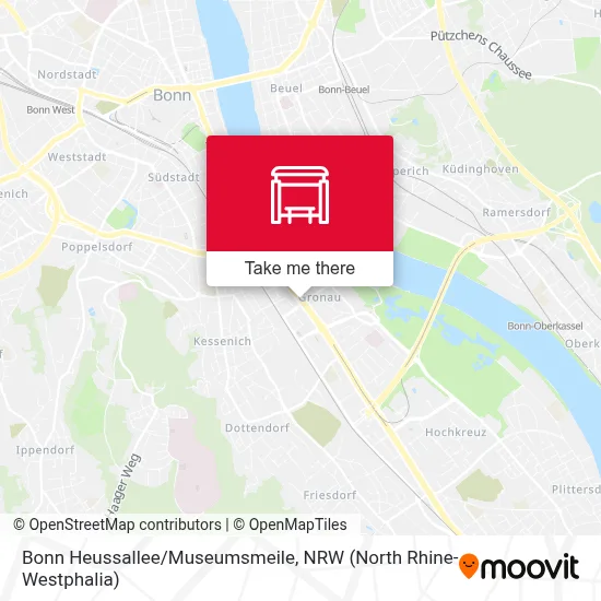 Bonn Heussallee/Museumsmeile map