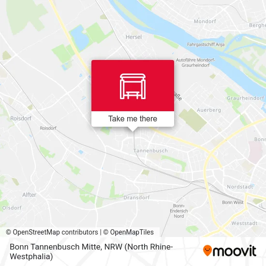 Карта Bonn Tannenbusch Mitte