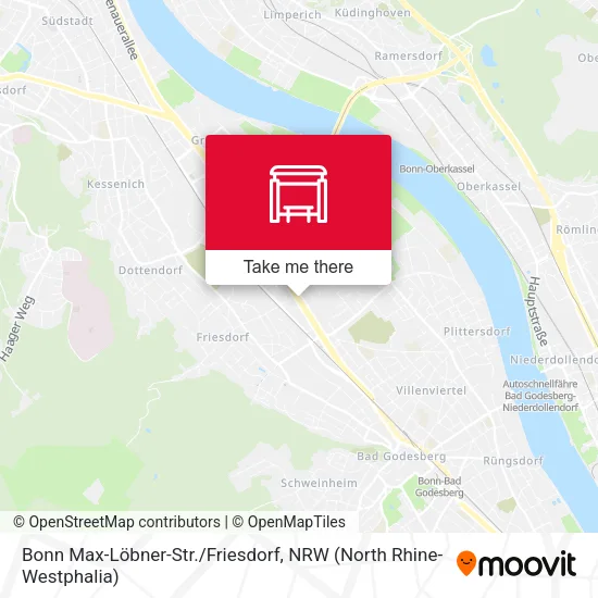 Карта Bonn Max-Löbner-Str./Friesdorf