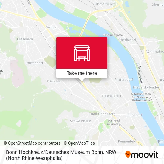 Карта Bonn Hochkreuz / Deutsches Museum Bonn