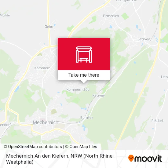 Карта Mechernich An den Kiefern