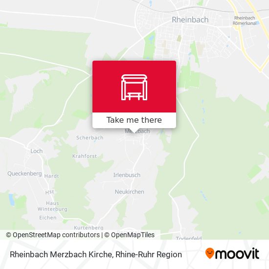 Rheinbach Merzbach Kirche map